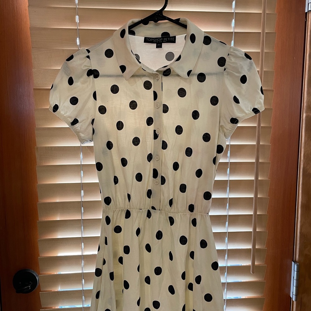Top Shop Petite dress in polka dot size US 0 / UK 4 in great condition